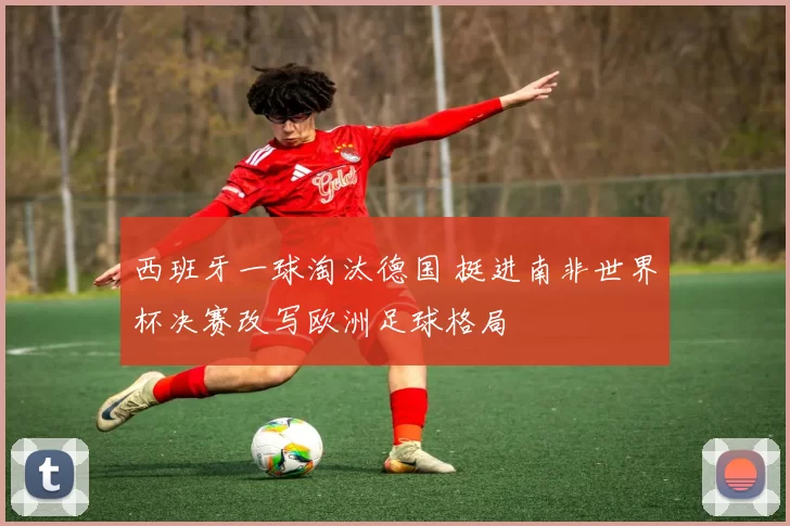 西班牙一球淘汰德国 挺进南非世界杯决赛改写欧洲足球格局